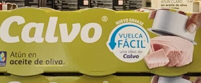 Atún en aceite de oliva front packaging