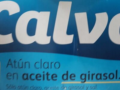 Atún claro en aceite de girasol front packaging