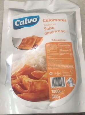 Calamares Trozos en Salsa americana front packaging
