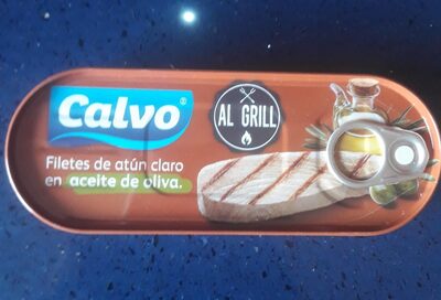 Filetes de atún claro en aceite de oliva front packaging