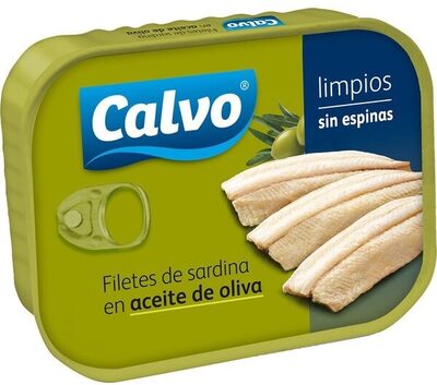 Filetes de sardina en aceite de oliva front packaging