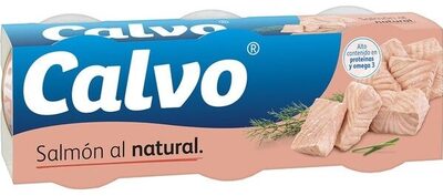 Salmón al natural front packaging