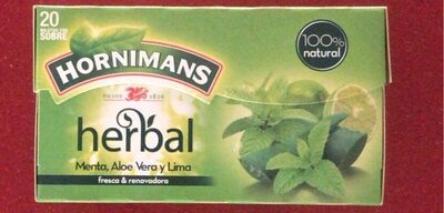 Herbal. Menta, Aloe Vera y Lima
