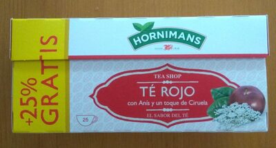 Té Rojo con Anís y un toque de Ciruela