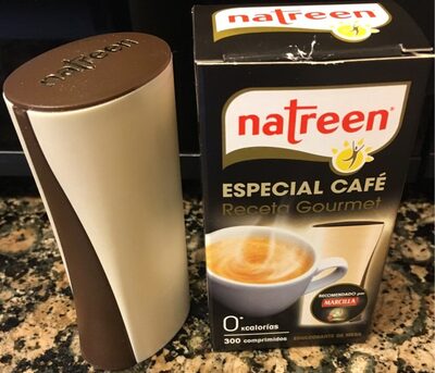Edulcorante especial café receta gourmet 0 calorías dosificador 300 comprimidos front packaging
