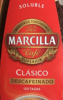 Café Soluble Clásico Descafeinado front packaging