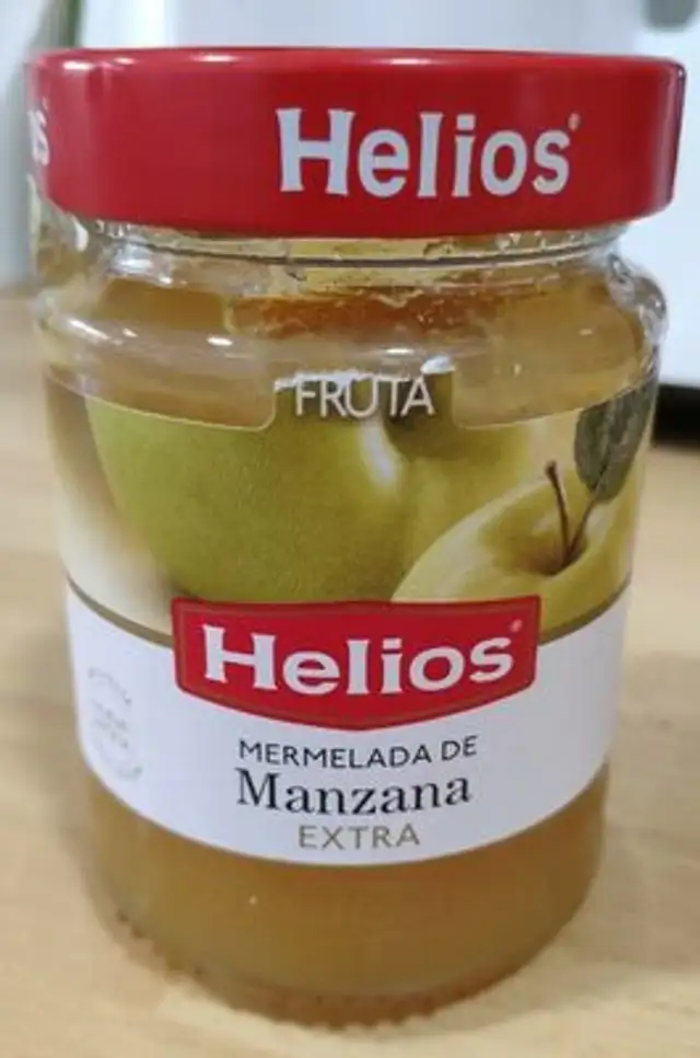 Mermelada de manzana extra front packaging