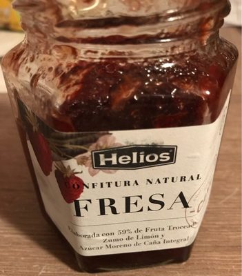 Confitura natural de fresa