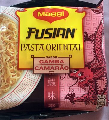 Fusian pasta oriental sabor gamba