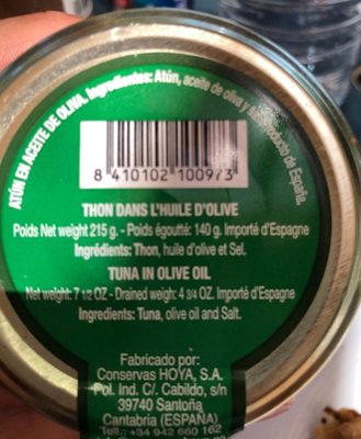 Atún en aceite de oliva