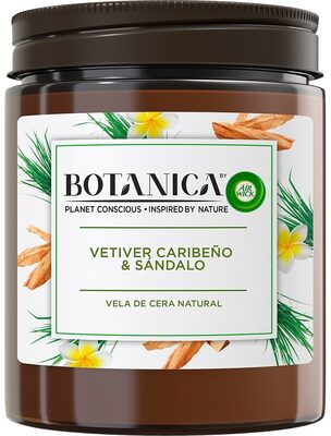 Vela Vetiver Caribeño & Sándalo