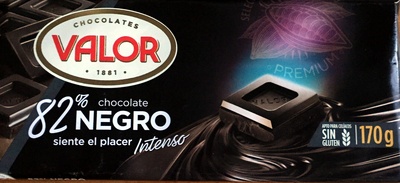 Chocolate negro 82%