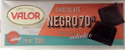 Chocolate negro 70% cacao