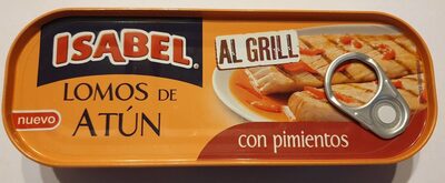 Filetes de Atún con salsa de Pimientos y Tomate