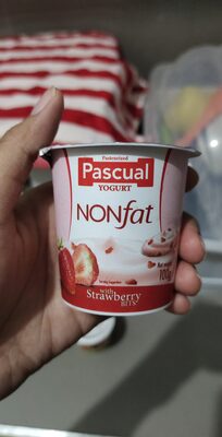 Nonfat Yogurt with Strawberry Bits