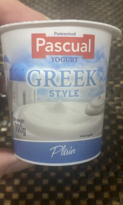 Greek Style Plain Yogurt