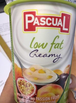 Pascual Peach & Passion Fruit Low Fat Yoghurt 125G X