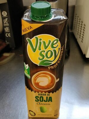 Bebida de soja clásica front packaging