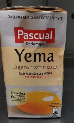 Yema Líquida Pasteurizada