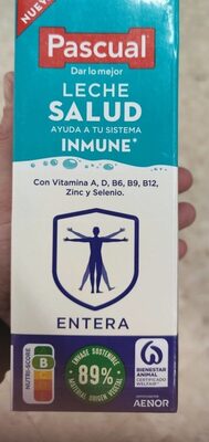 Leche entera salud inmune