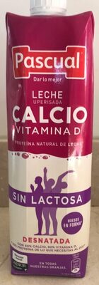 Leche calcio sin lactosa desnatada