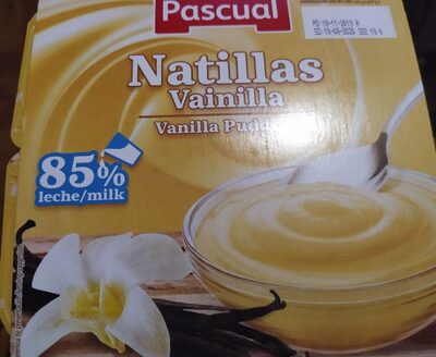 Natillas vainilla