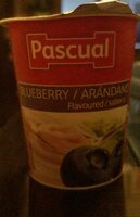 Yogur sabor arándano