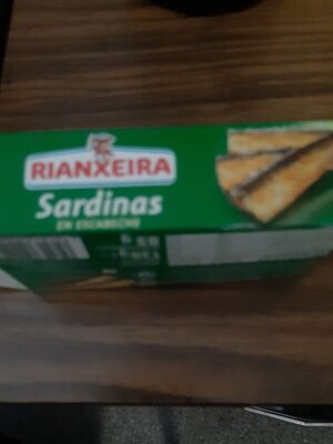 Sardinas  en escabeche front packaging