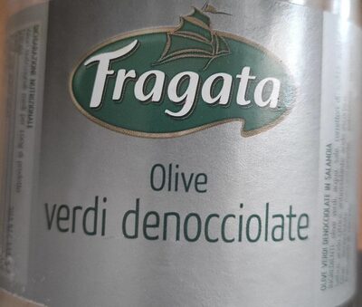 Olive verdi denocciolate front packaging