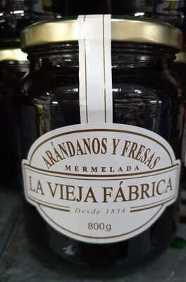 Mermelada arándanos y fresas