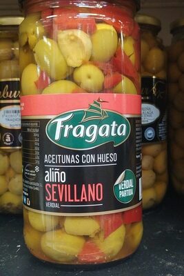 Aceitunas con hueso aliño sevilla o