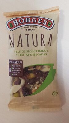 Natural frutos secos crudos y frutas desecadas