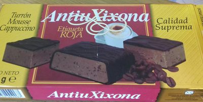 Turrón mousse cappucino