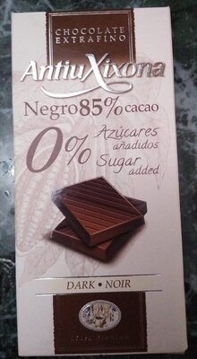 Chocolate Extrafino Negro 85% cacao
