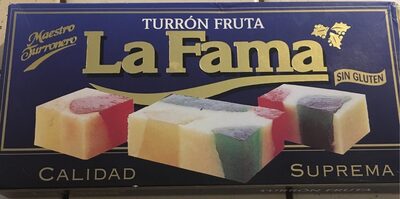 Turrón front packaging