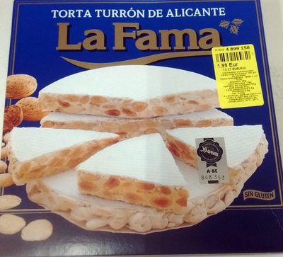 Tarte au Turrón d'Alicante