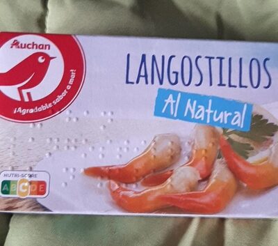 Langostillos al natural front packaging
