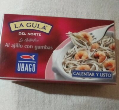 La Gula del Norte al ajillo con gambas