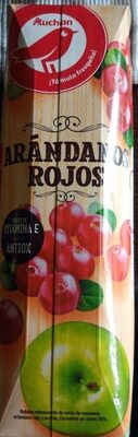 Zumo de arándanos rojos y manzana
