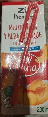 Zumo de melocotón y albaricoque con leche