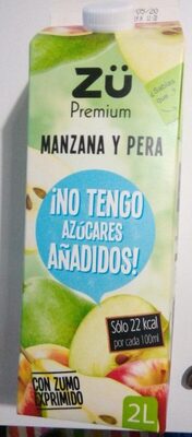 Zumo de manzana y pera