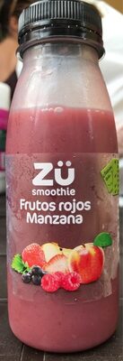 Smoothie frutos rojos manzana