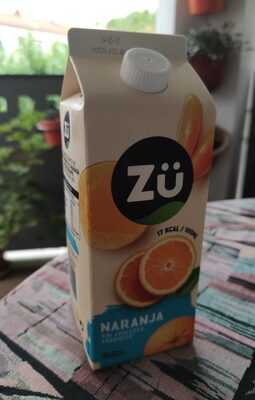ZÜ Naranja front packaging