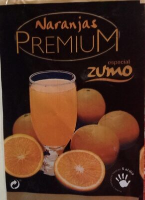 Naranja PREMIUM especial Zumo front packaging