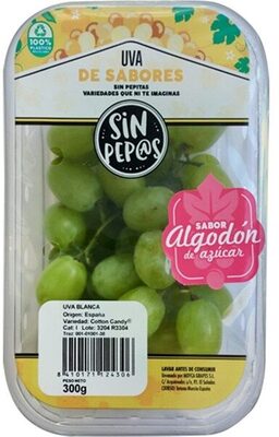 Uva de sabores sin pepitas