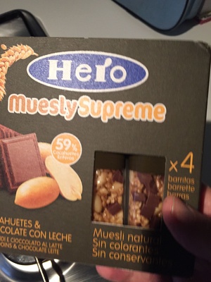 Barrette Supreme arachidi e cioccolato