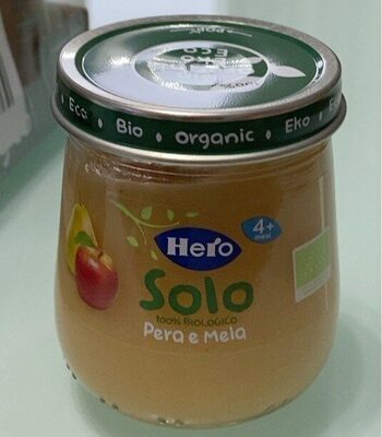 Hero solo pera mela front packaging