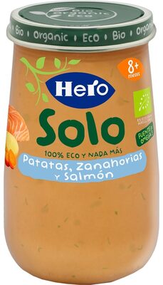 Solo patatas, zanahoria y salmon ecologicos
