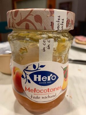 mermelada melocotones (todo natural)