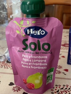 Hero Solo Pera&Lampone front packaging